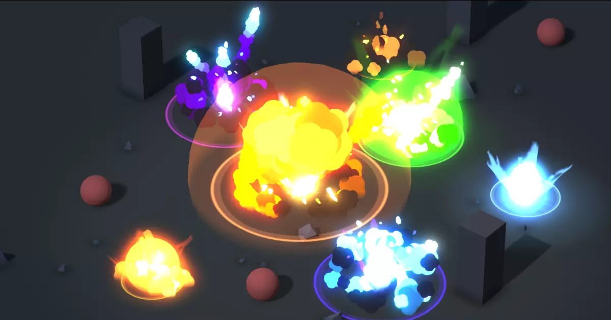 Unity卡通爆炸特效源文件Stylized+Explosion