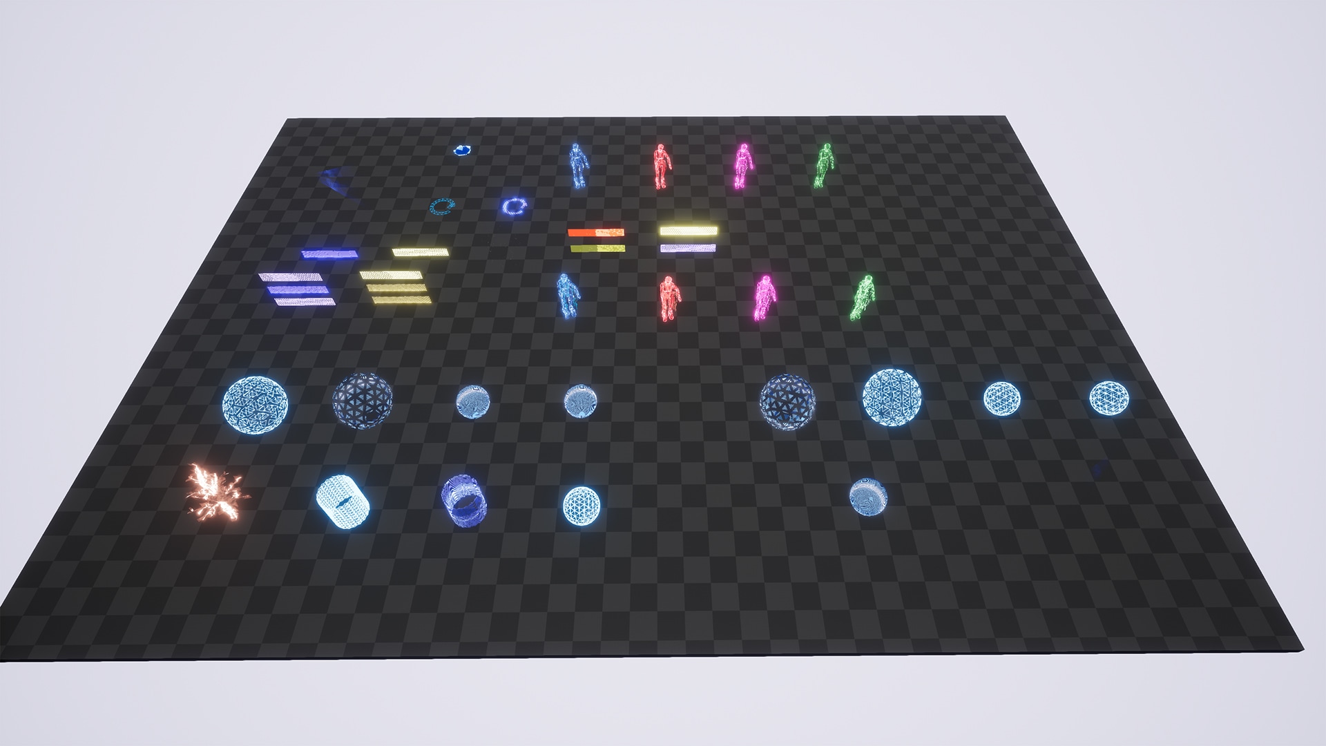 虚幻全息科技投影特效Cyberpunk FX Pack