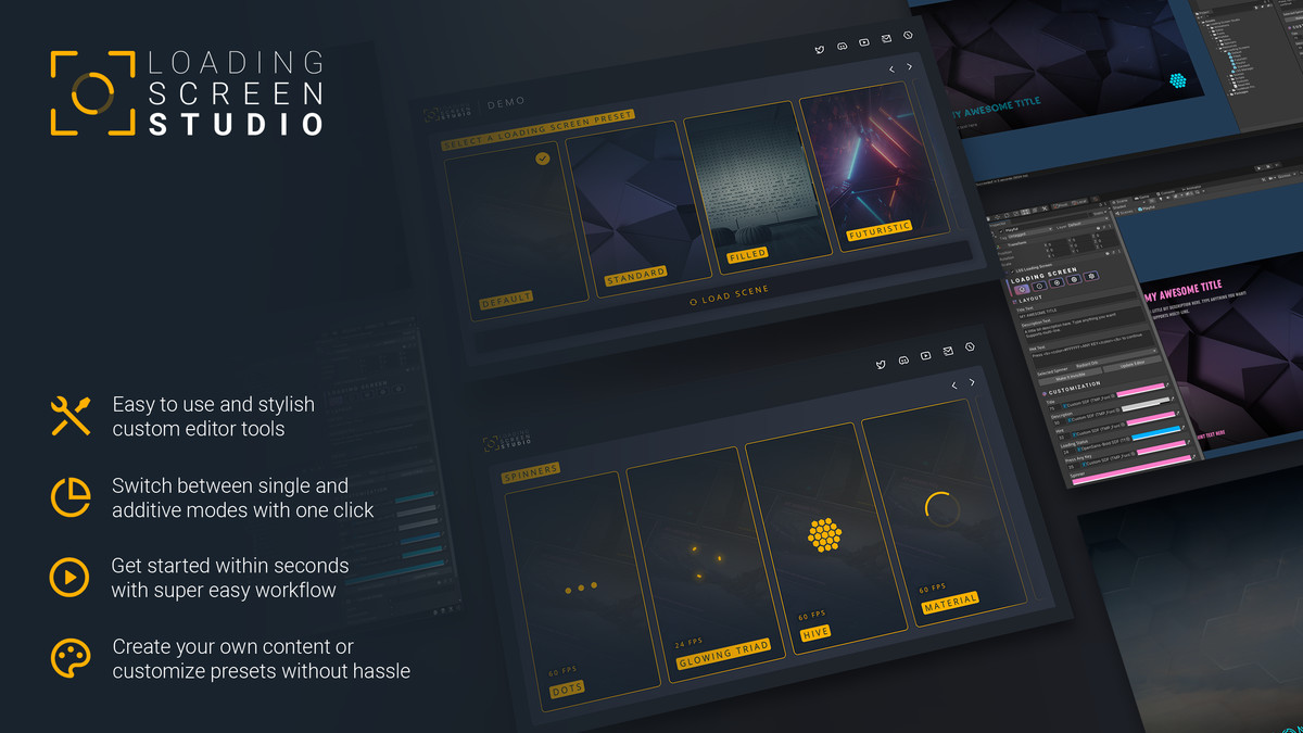 Unity高级loading加载动效文件