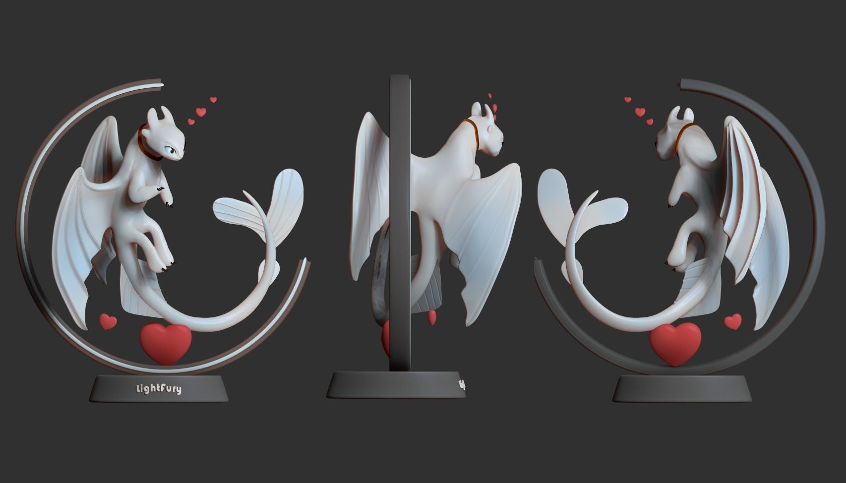 驯龙高手白龙精品模型下载