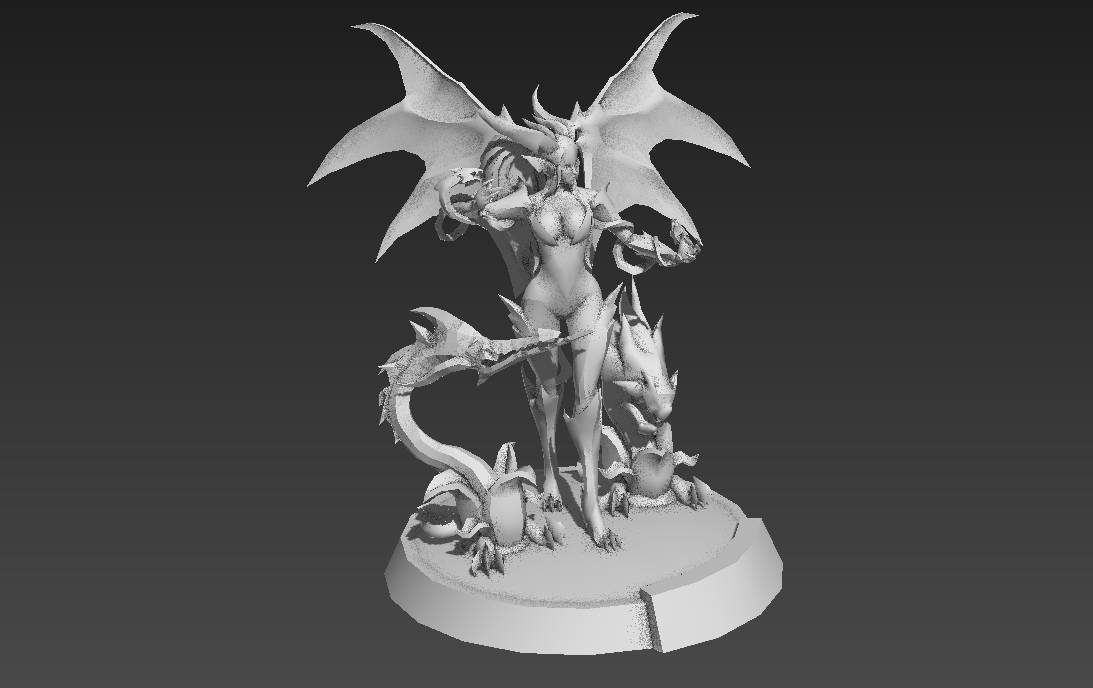 龙女巫婕拉模型带贴图下载