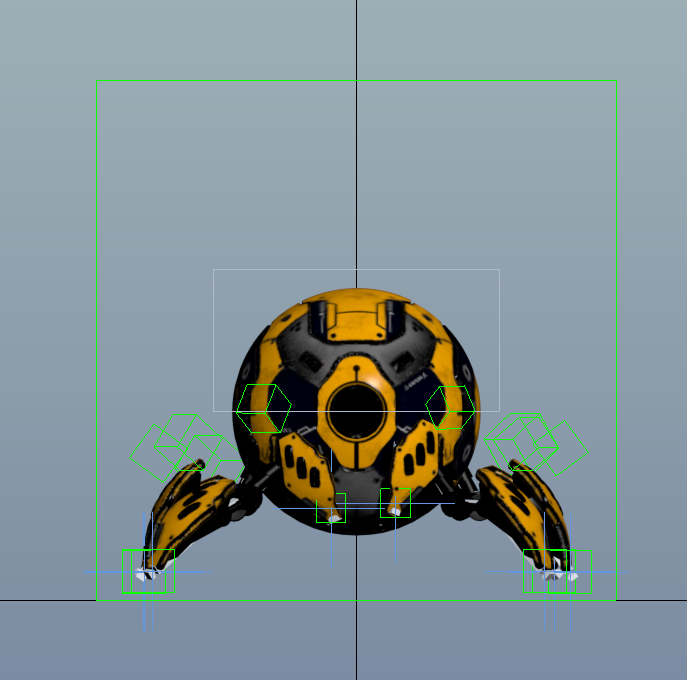 机械小蜘蛛模型带绑定