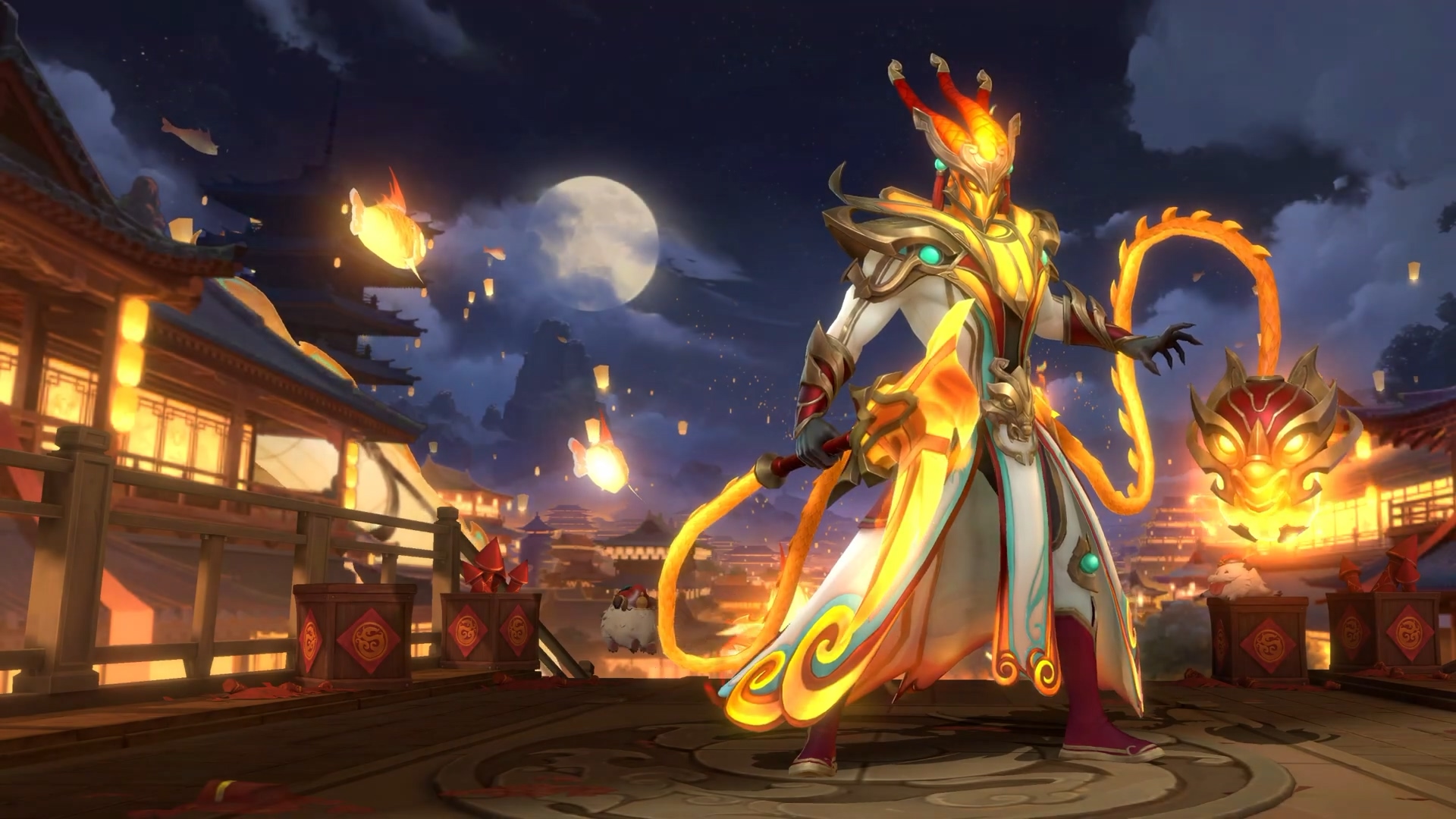 《英雄联盟》手游龙年皮肤-男枪&锤石