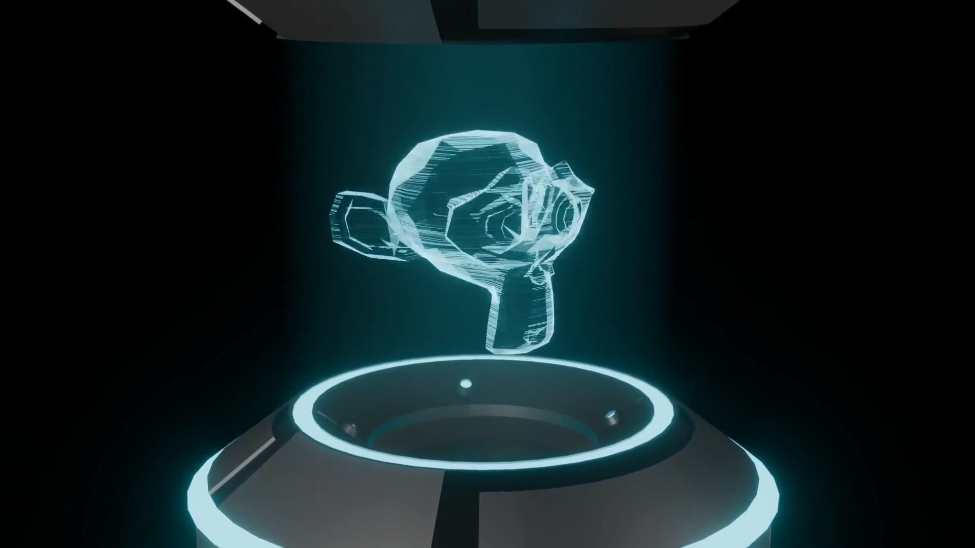 Blender 3D全息图视觉特效实例制作训练视频教程