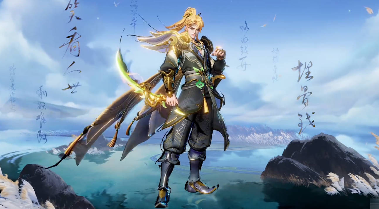 暃新皮肤【埋骨钱】预览！水墨流金特效