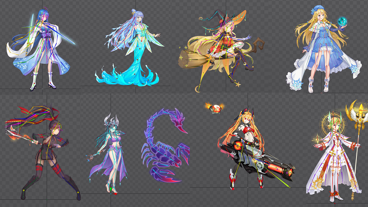 29套spine动画与PSD源文件