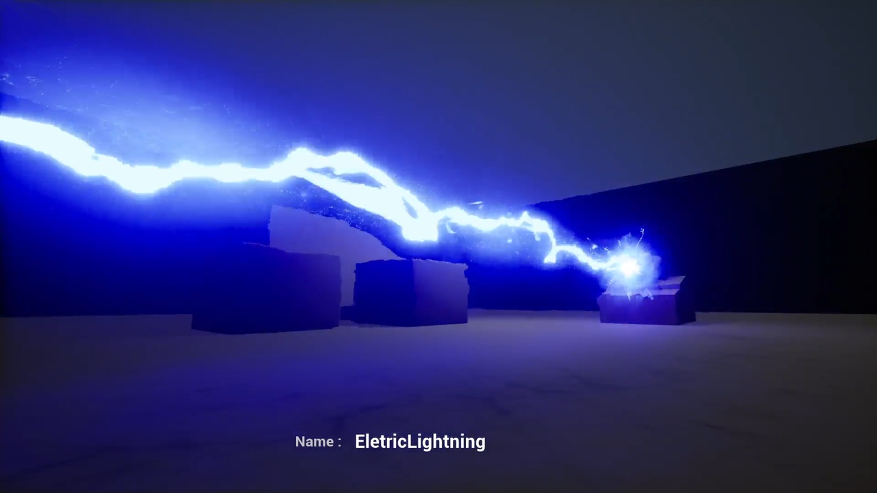 Unreal精品特效源文件，各类元素激光炮特效