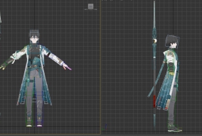 星穹铁道—丹恒带骨骼蒙皮max2016版本