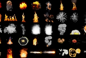 UE各类风格烟雾火焰爆炸特效文件