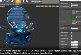 虚幻科幻特效资源包ALL HOLOGRAM VFX Pack