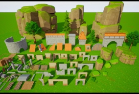 虚幻小镇场景Stylized Village