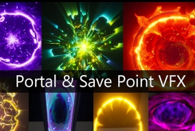 UE5各类传送门特效源文件