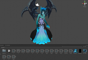 莫甘娜模型带一套动画