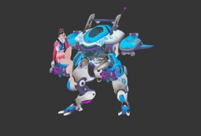 DVA模型带骨骼绑定