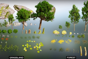 虚幻游戏场景Stylescape HD Multi Biome Kit 5.0