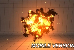 Unity3D写实风格爆炸烟雾火焰特效源文件
