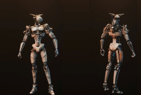 Sci-fi Samurai Robot科幻机器人模型动画