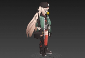 二次元女孩模型