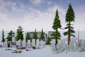 虚幻游戏场景Dreamscape Nature Mountains