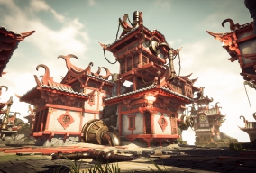 虚幻游戏场景Steampunk Town