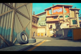 虚幻工厂类游戏场景Stylized Industrial Area