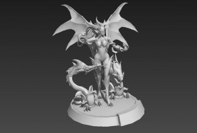 龙女巫婕拉模型带贴图下载